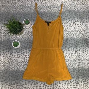 ✨Stylish Forever 21 Mustard Romper✨